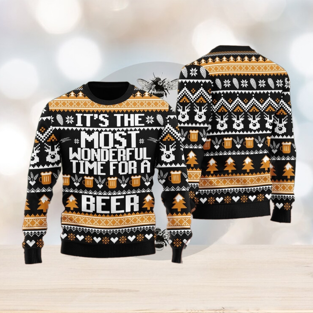 Wonderful Time Beer Ugly Christmas Sweater, Wonderful Time Beer Xmas Sweatshirt Wonderful Time Beer Ugly Christmas Sweater, Wonderful Time Beer Xmas Sweatshirt