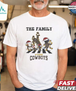 Wyoming Cowboys X Family Bluey Merry Christmas 2024 Shirt