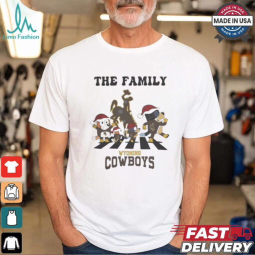 Wyoming Cowboys X Family Bluey Merry Christmas 2024 Shirt
