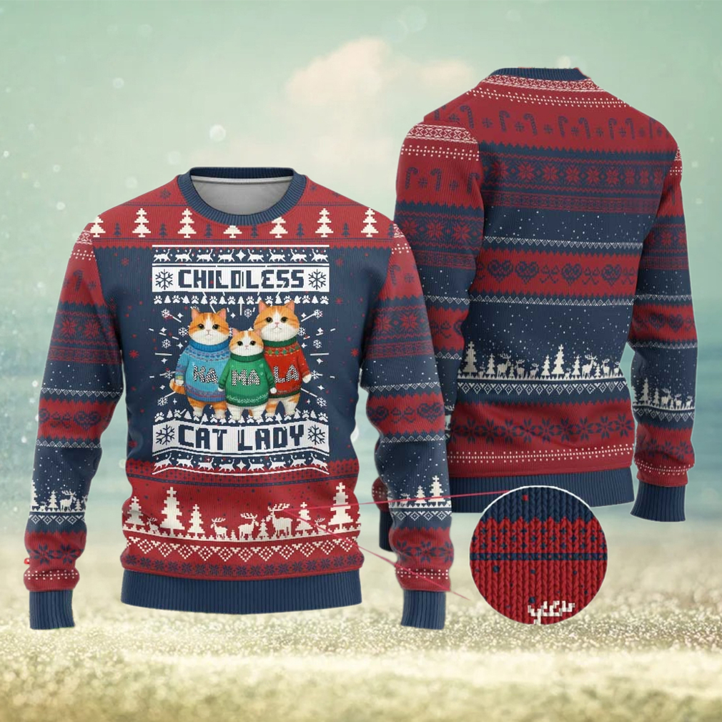 Xmas Childless Cat Lady Ugly Christmas Sweater Cute Cats Cat Mom Meowy Xmas Kamala Xmas Childless Cat Lady Ugly Christmas Sweater Cute Cats Cat Mom Meowy Xmas Kamala