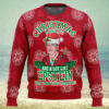 Washington Commanders NFL 2024 Merrykissmyass Funny Santa Claus Christmas Ugly Sweater