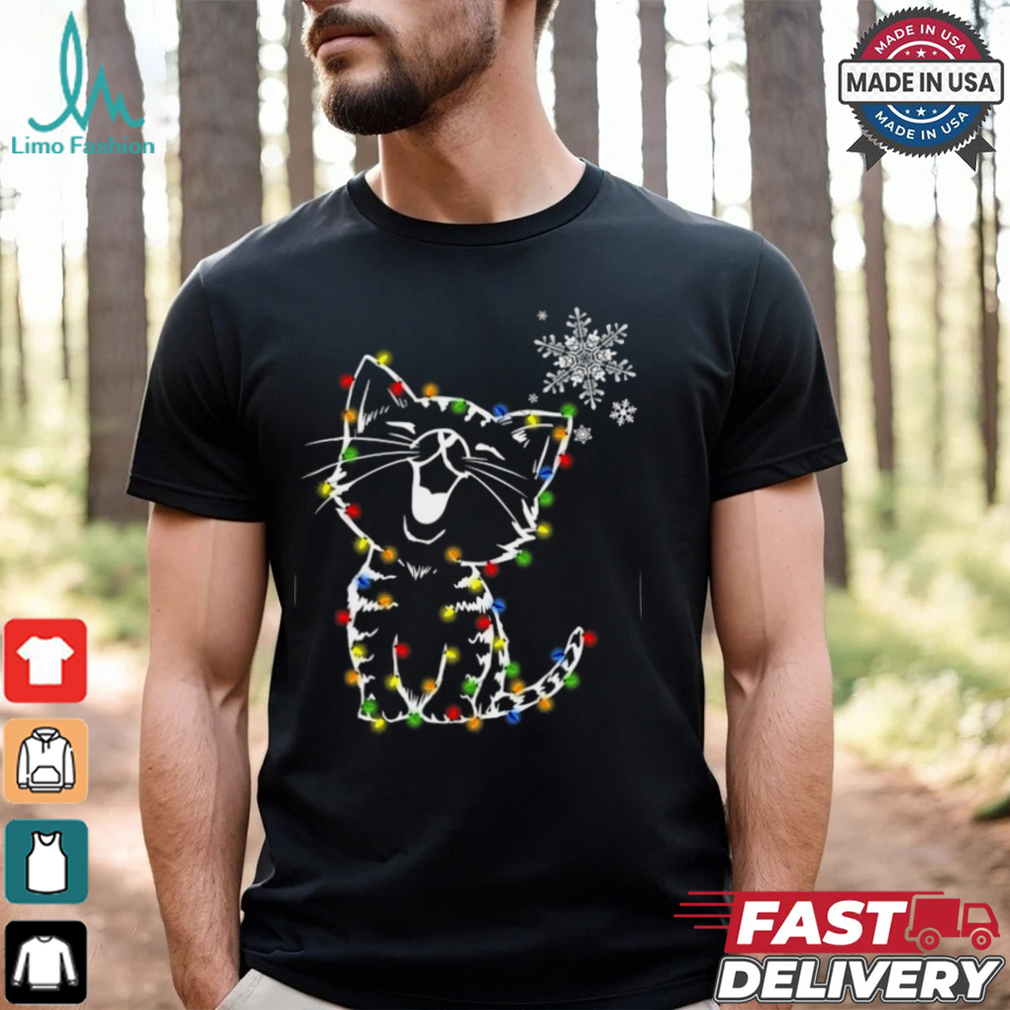 cat 3 xmas animal line Shirt Recovered cat 3 xmas animal line Shirt Recovered