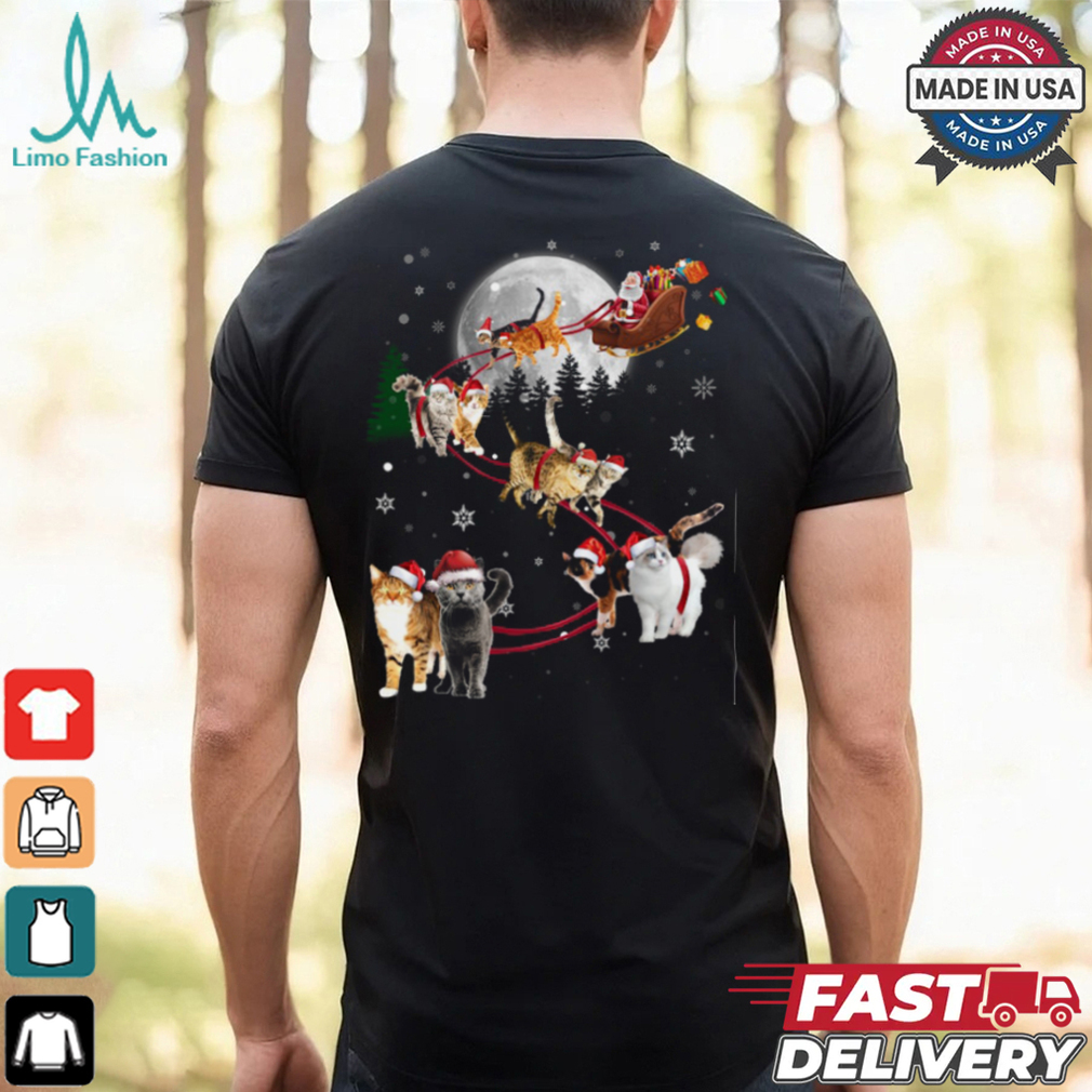 cat 4 santa claus and sky Shirt Recovered cat 4 santa claus and sky Shirt Recovered