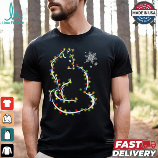 cat xmas animal line Shirt Recovered