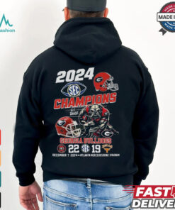 2024 Champions Georgia Bulldogs 22 19 Texas Longhorn Shirt