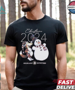 2024 Remi Christmas Fox Snowman Texas A&M Aggies Aggieland Outfitters t shirt