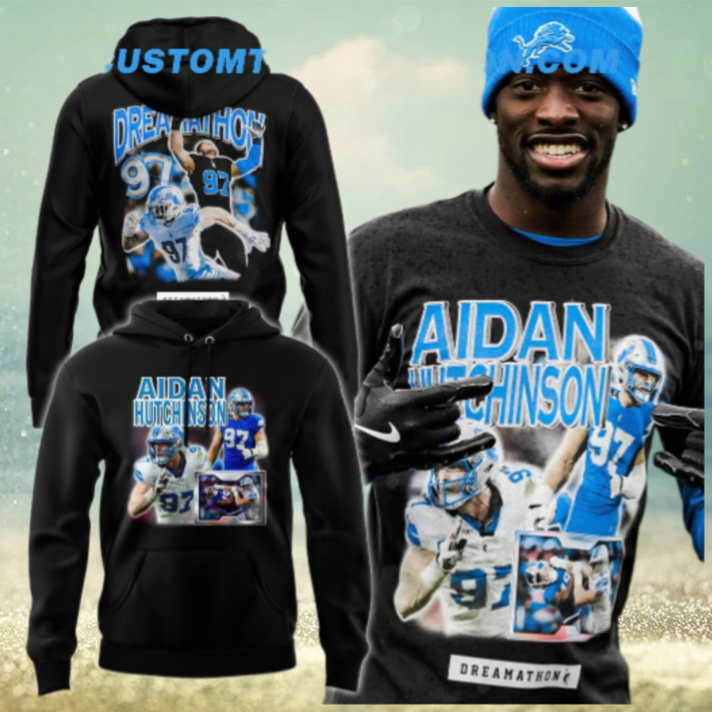 Aidan Hutchinson Detroit Lions Hoodie Aidan Hutchinson Detroit Lions Hoodie