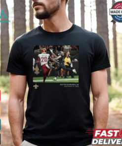 Alvin Kamara Black New Orleans Saints NFL Flash Features Week 15 T Shirt