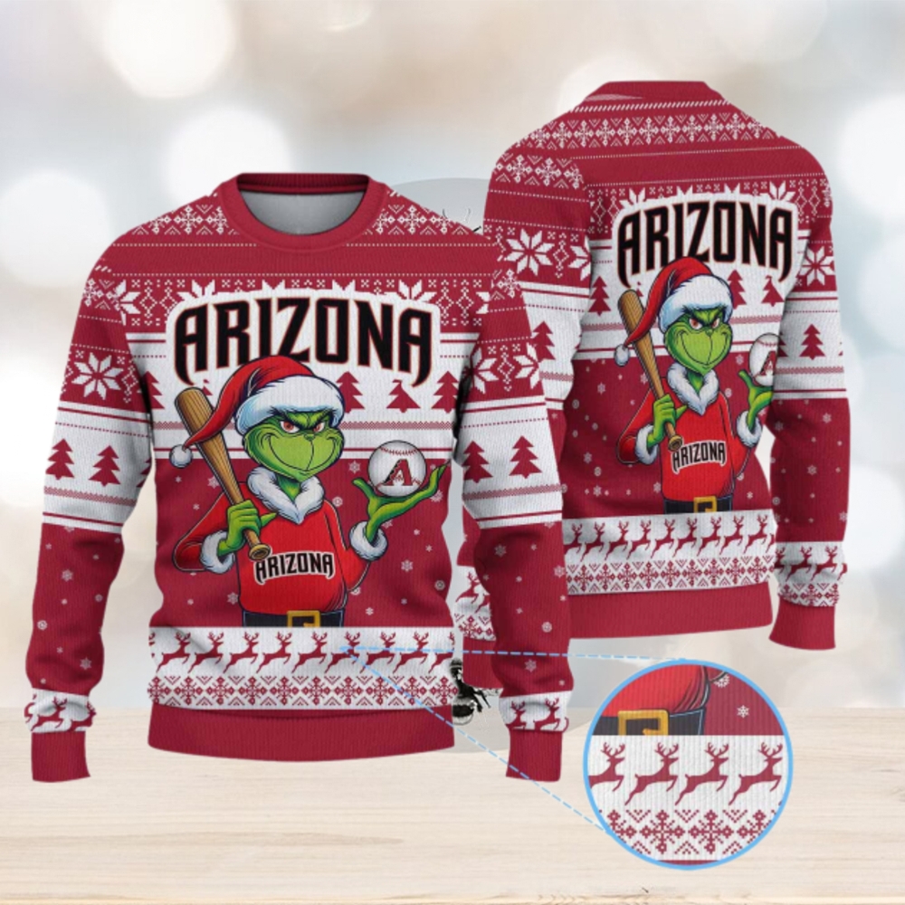 Arizona Diamondbacks Funny Grinch Christmas Sweater Arizona Diamondbacks Funny Grinch Christmas Sweater