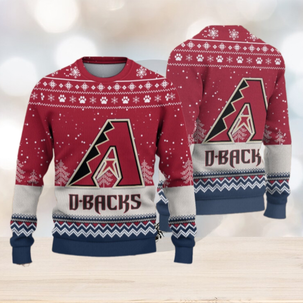 Arizona Diamondbacks Logo Christmas Wool Sweater Arizona Diamondbacks Logo Christmas Wool Sweater
