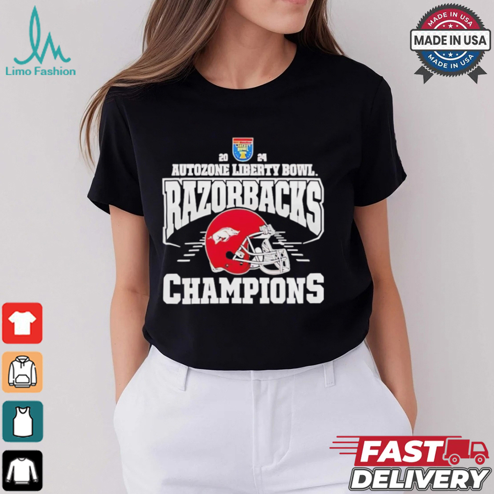 Arkansas Razorbacks 2024 Autozone Liberty Bowl NCAA Champions shirt Arkansas Razorbacks 2024 Autozone Liberty Bowl NCAA Champions shirt