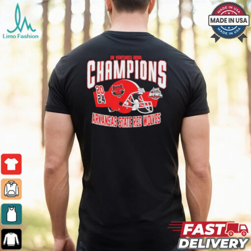 Arkansas State Red Wolves 68 Ventures Bowl Champions T Shirt