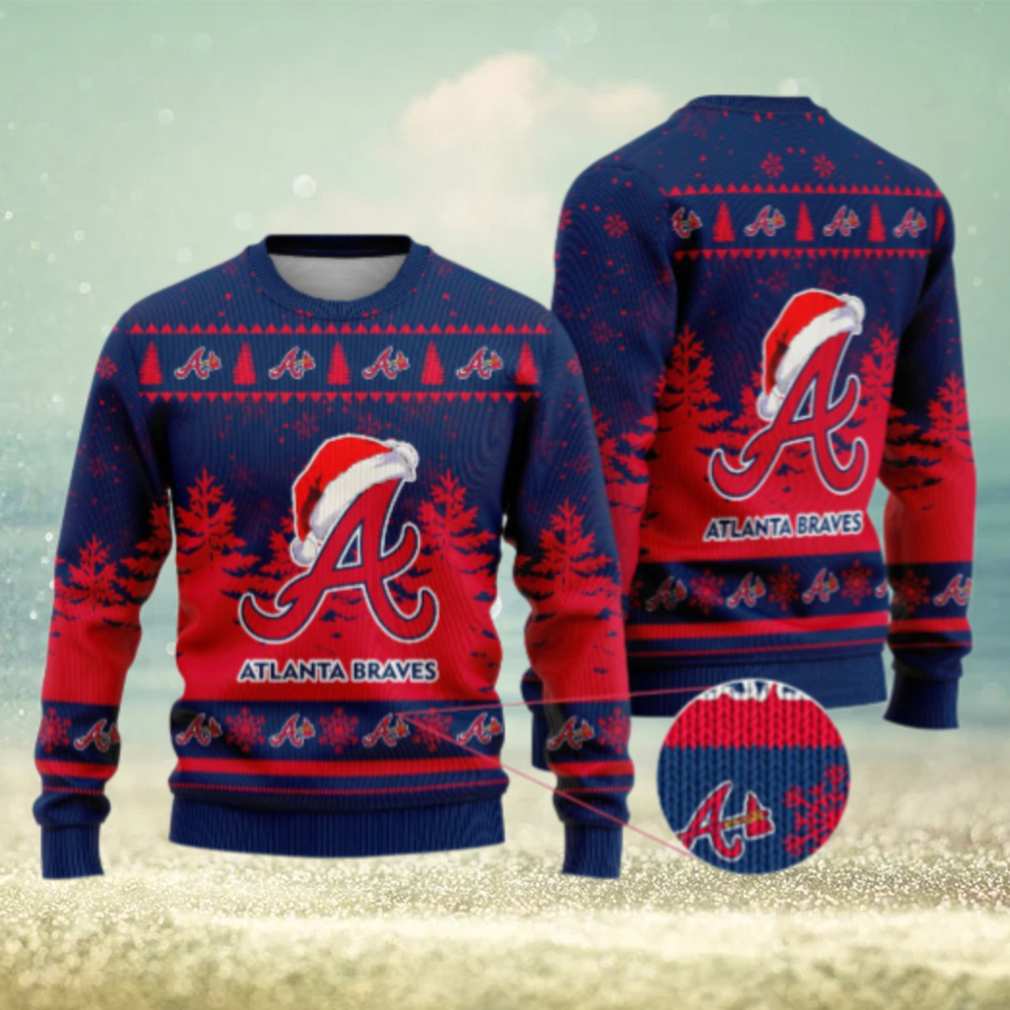 Atlanta Braves Funny Christmas Ugly Sweater Atlanta Braves Funny Christmas Ugly Sweater