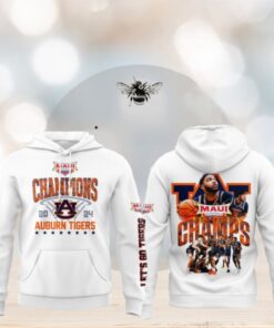 Auburn Men Basketball Champions Maui Invitational 2024 Hoodie