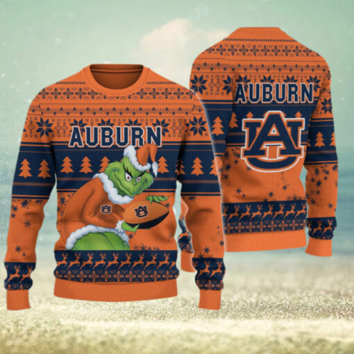 Auburn Tigers Grinch Ugly Christmas Sweater