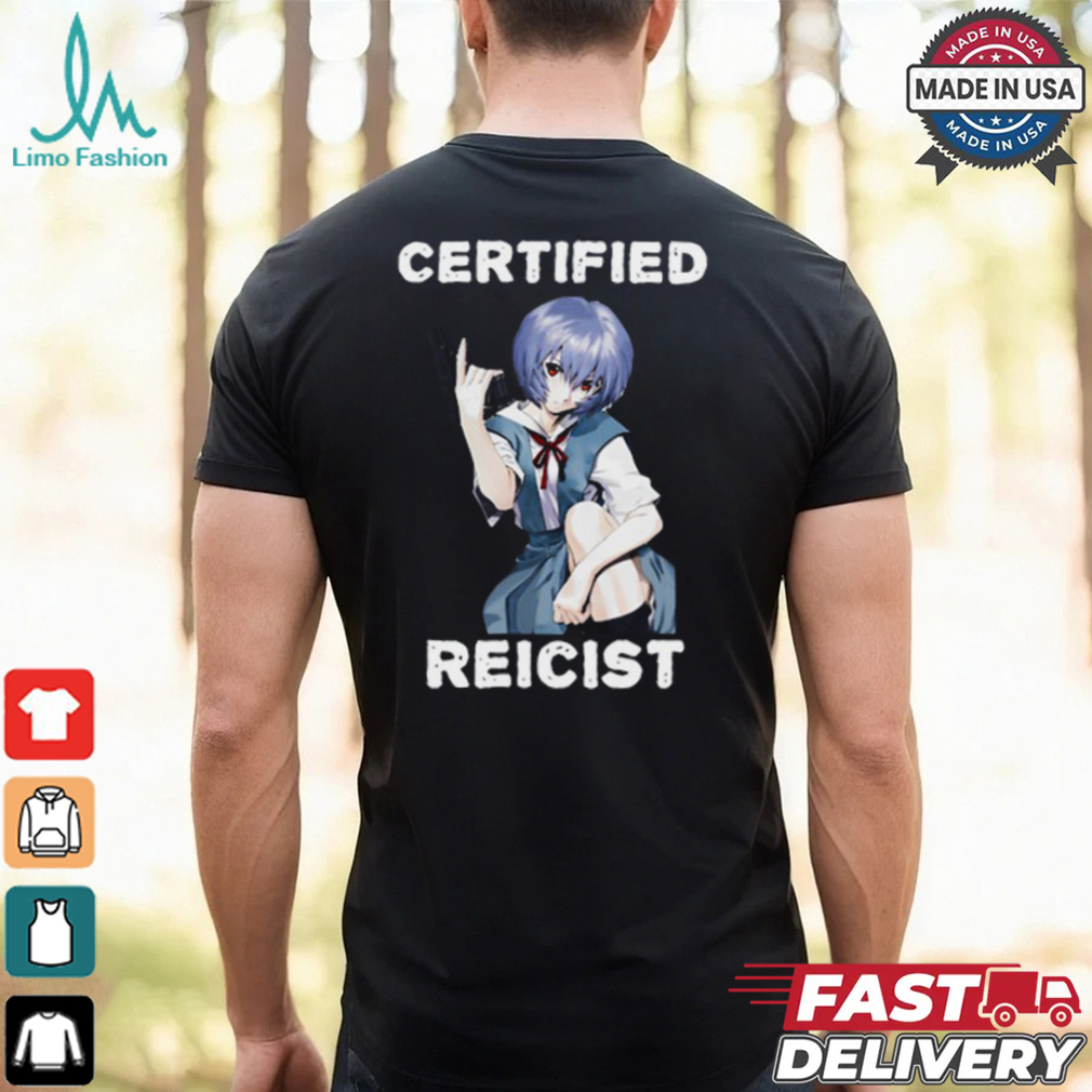 Ayanami Rei Gun Certified Reicist Shirt Ayanami Rei Gun Certified Reicist Shirt
