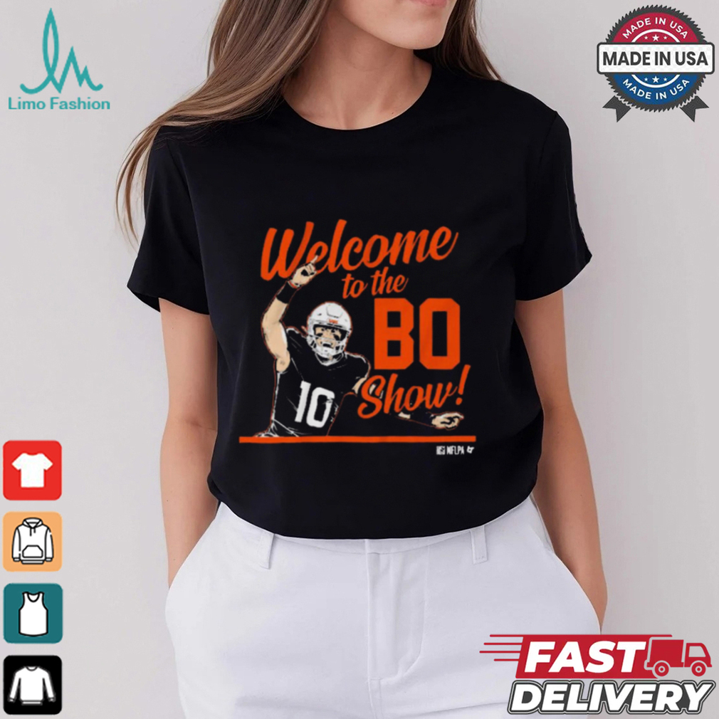Bo Nix Welcome to the Bo Show Denver Broncos NFL t shirt Bo Nix Welcome to the Bo Show Denver Broncos NFL t shirt