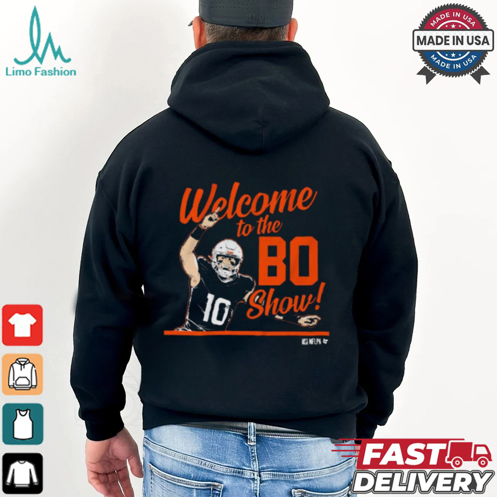 Bo Nix Welcome to the Bo Show Denver Broncos NFL t shirt Bo Nix Welcome to the Bo Show Denver Broncos NFL t shirt