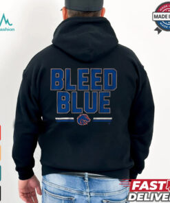 Boise State Broncos Slogan Bleed Blue t shirt
