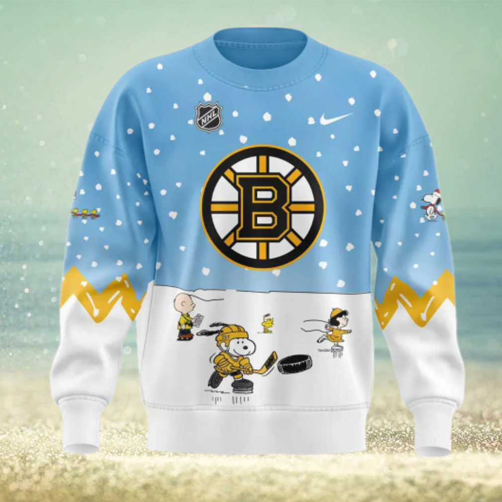 Boston Bruins x Peanuts & Snoopy Night Sweater Boston Bruins x Peanuts & Snoopy Night Sweater