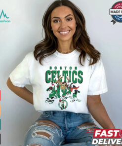 Boston Celtics Looney Tunes NBA Basketball cartoon shirt