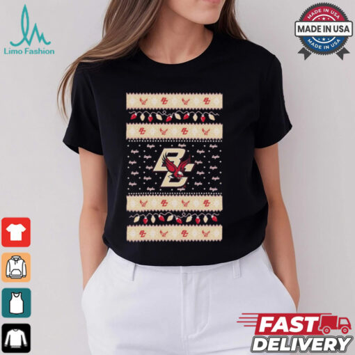Boston College Ugly Christmas light Shirt