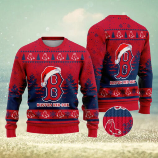 Boston Red Sox Funny Christmas Ugly Sweater