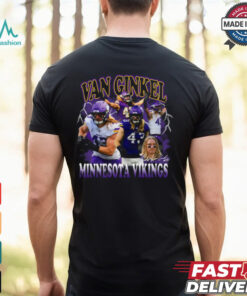 Brian Flores Van Ginkel Minnesota Vikings #43 New T Shirt