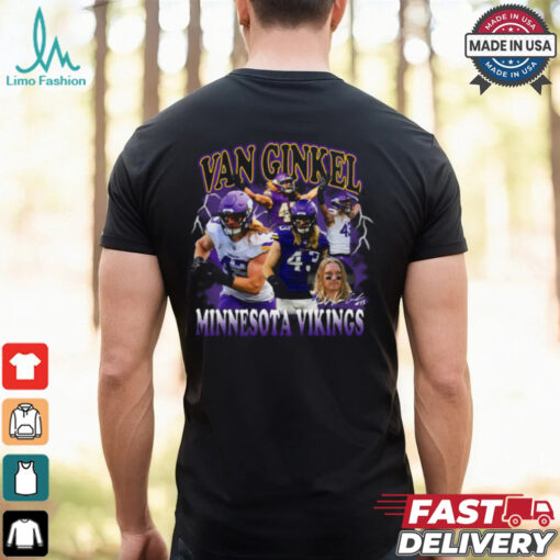 Brian Flores Van Ginkel Minnesota Vikings #43 New T Shirt