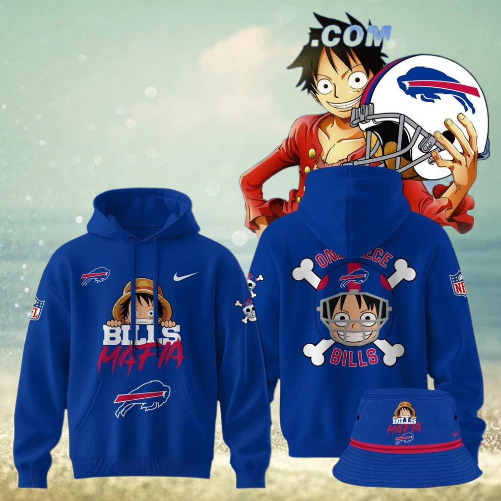 Buffalo Bills x Luffy One Piece For Fans Limited Edition Hoodie Buffalo Bills x Luffy One Piece For Fans Limited Edition Hoodie