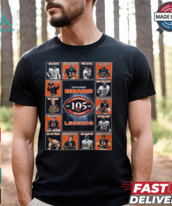 Chicago Bears 1920 2025 Legends 105 Years Shirt