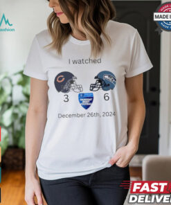 Chicago Bears Seattle Seahawks I Watched Thursday Night Football December 26Th 2024 T Shirt