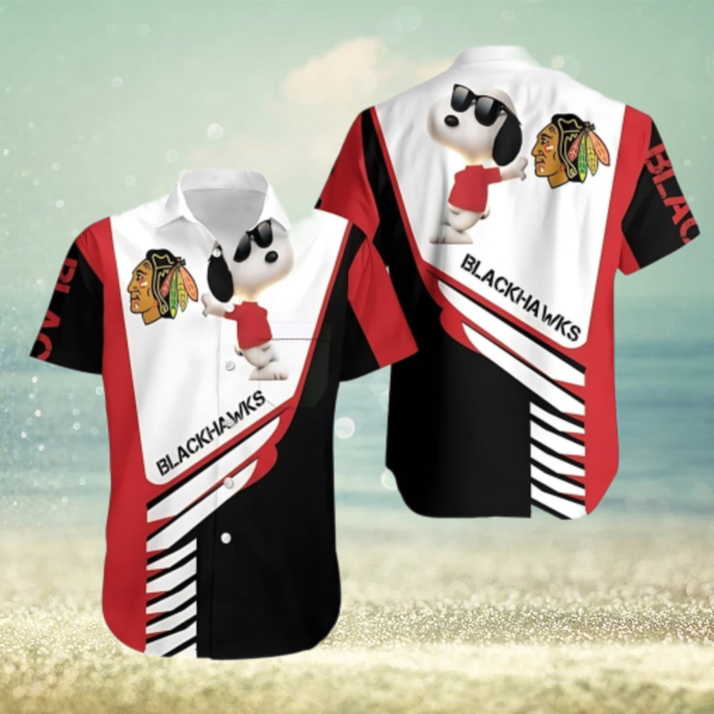 Chicago Blackhawks Snoopy Vibes Hawaiian Shirt Chicago Blackhawks Snoopy Vibes Hawaiian Shirt