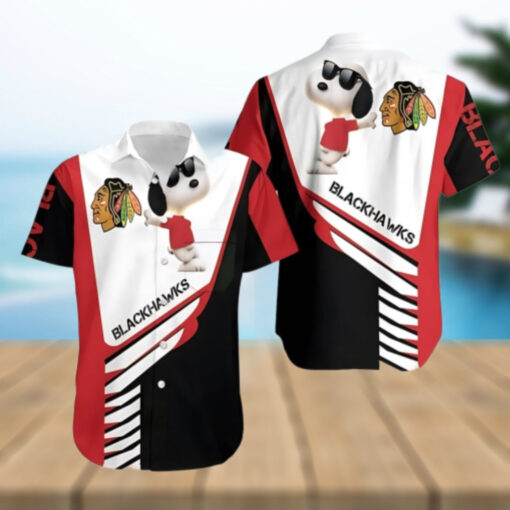 Chicago Blackhawks Snoopy Vibes Hawaiian Shirt