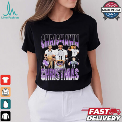 Chrishawn Christmas Stephen F. Austin Lumberjacks 90s Graphic Signature t shirt