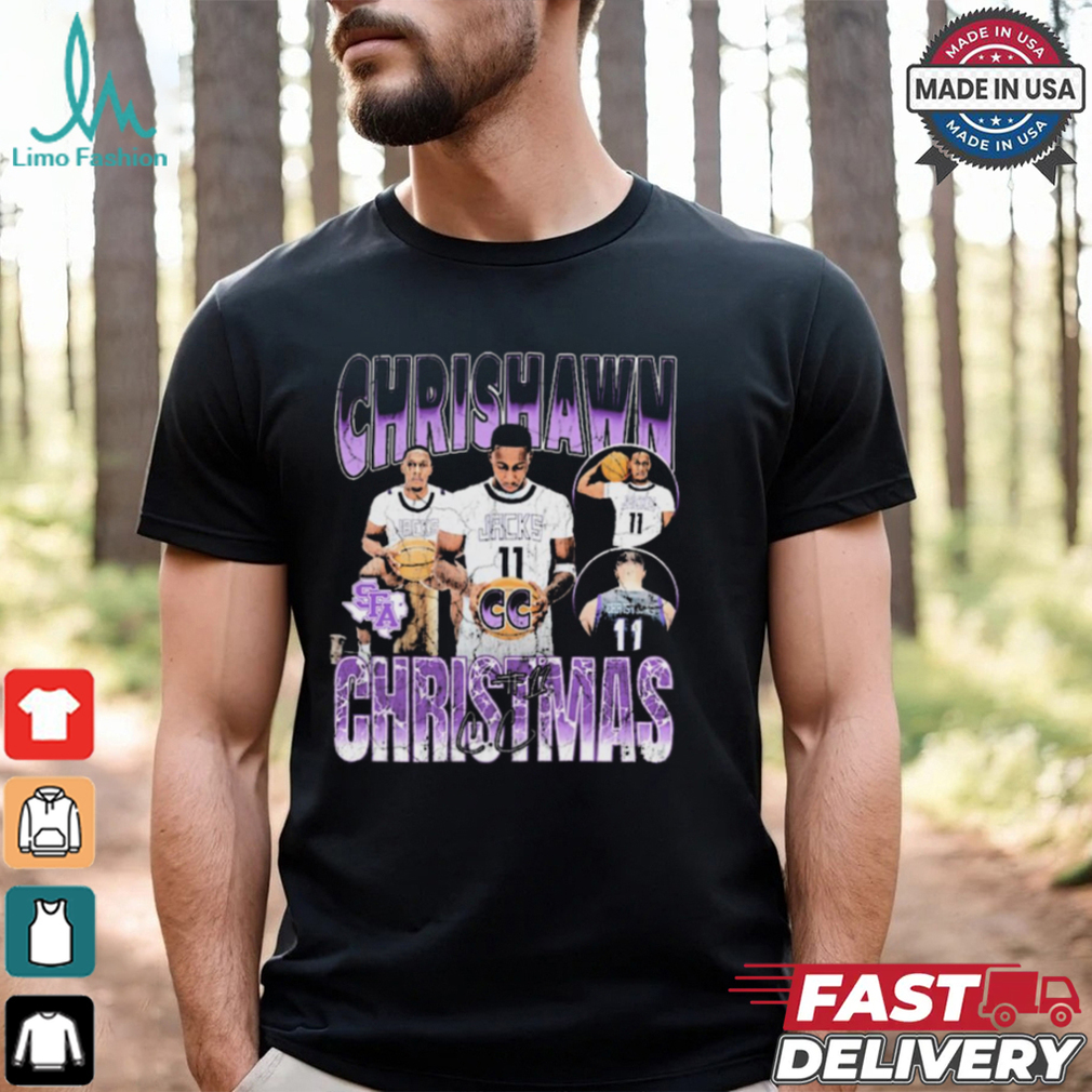 Chrishawn Christmas Stephen F. Austin Lumberjacks 90s Graphic Signature t shirt Chrishawn Christmas Stephen F. Austin Lumberjacks 90s Graphic Signature t shirt