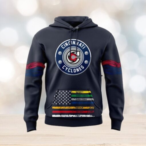Cincinnati Cyclones x Firefighters For Fans Limited Edition Hoodie