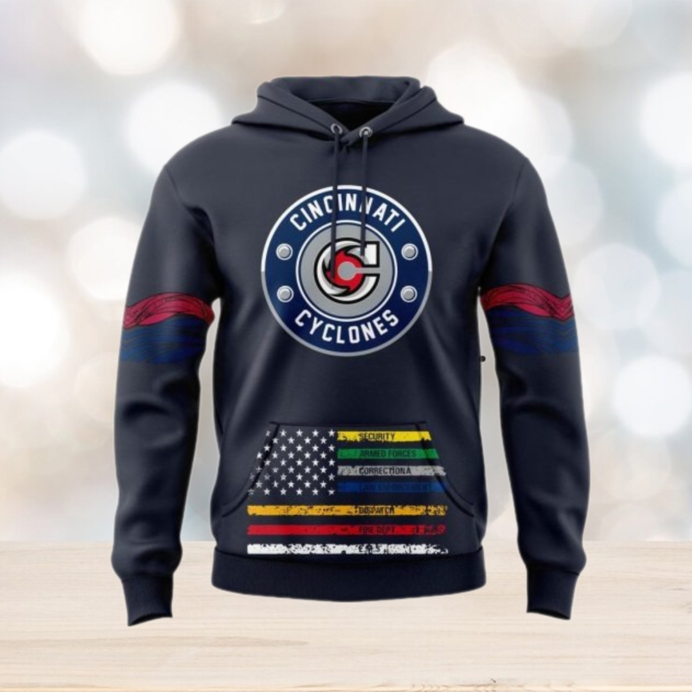Cincinnati Cyclones x Firefighters For Fans Limited Edition Hoodie Cincinnati Cyclones x Firefighters For Fans Limited Edition Hoodie