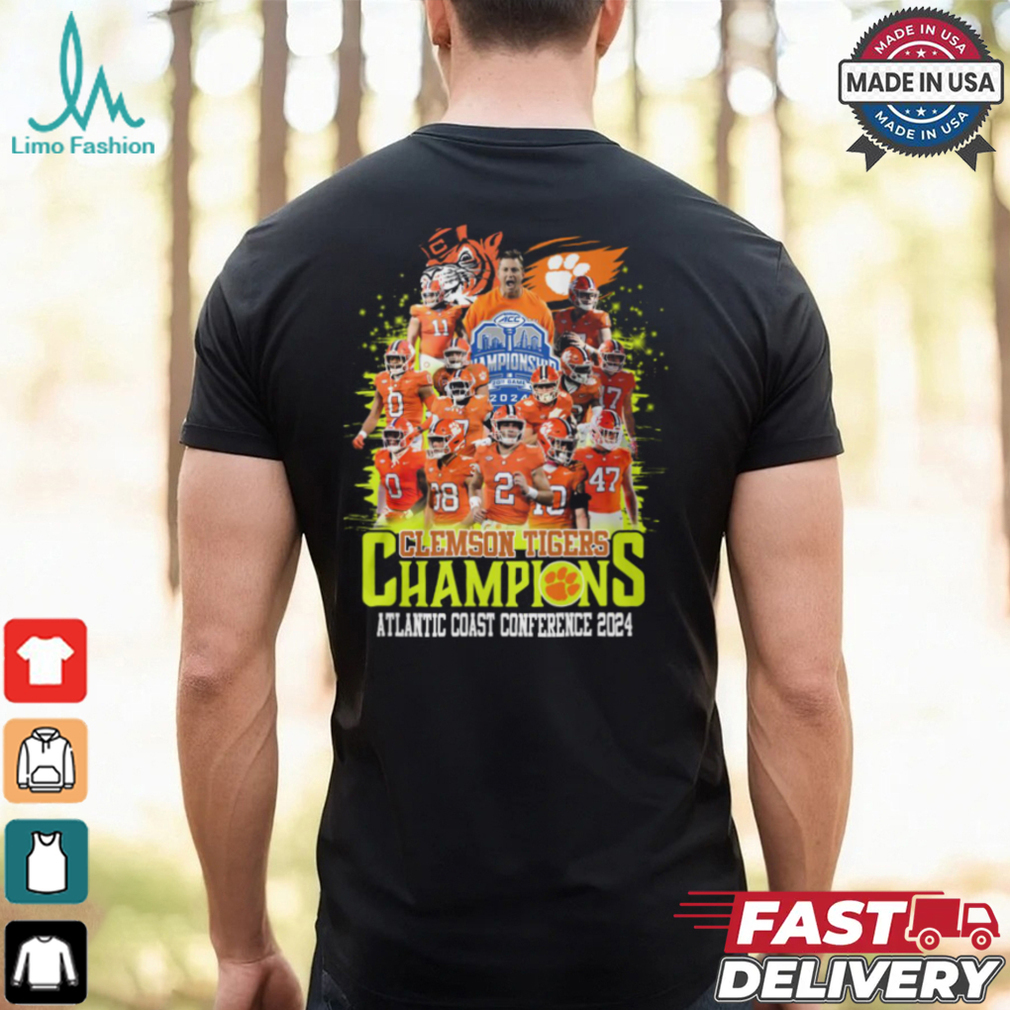 Clemson Tigers Champions Atlantic Coast Conference 2024 Shirt Clemson Tigers Champions Atlantic Coast Conference 2024 Shirt