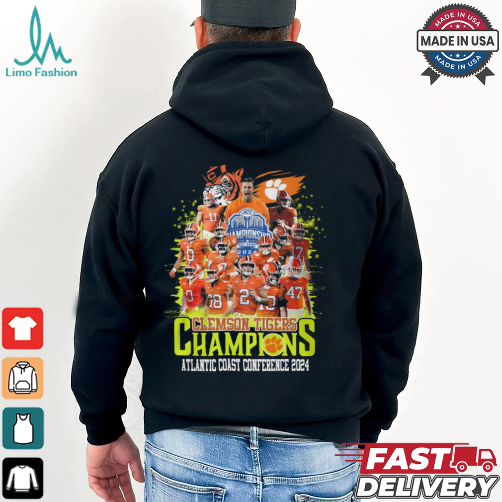Clemson Tigers Champions Atlantic Coast Conference 2024 Shirt Clemson Tigers Champions Atlantic Coast Conference 2024 Shirt
