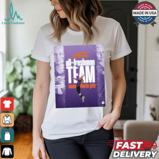 Clemson Tigers Neea Maria Joki ACC All Freshman Team Poster t shirt