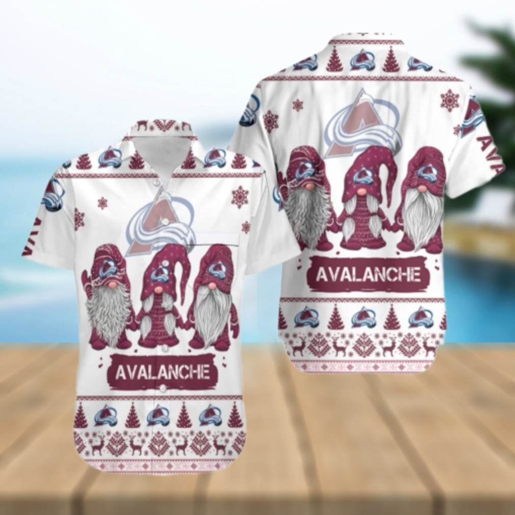 Colorado Avalanche Festive Gnome Hawaiian Shirt Colorado Avalanche Festive Gnome Hawaiian Shirt