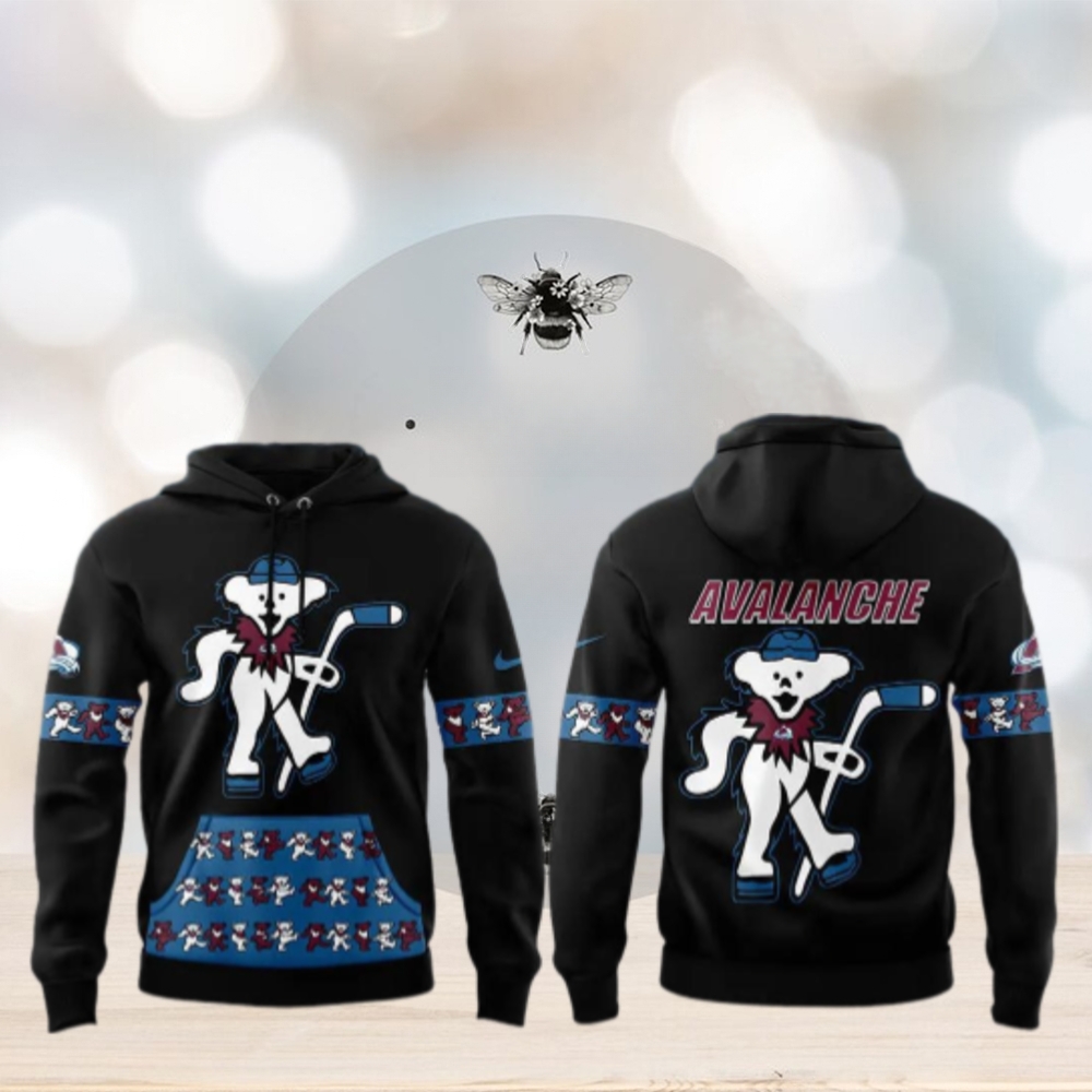 Colorado Avalanche Grateful Dead Night Hoodie