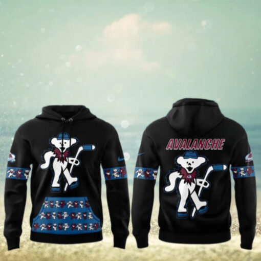 Colorado Avalanche Grateful Dead Night Hoodie