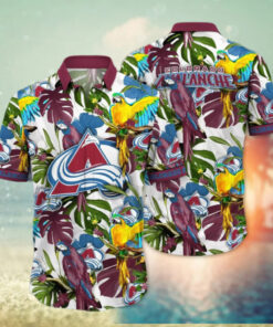 Colorado Avalanche Tropical Paradise Hawaiian Shirt