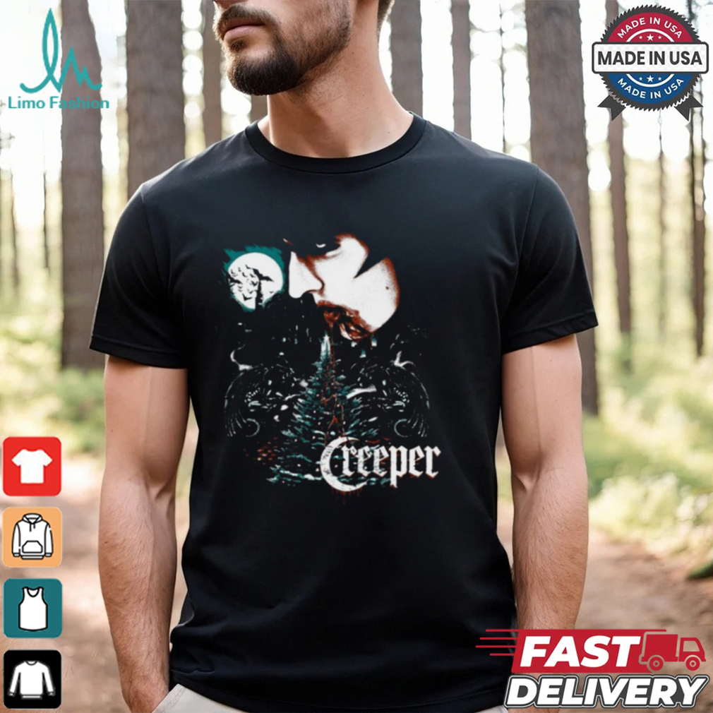 Creeper Christmas Jumper 2024 Graphic t shirt Creeper Christmas Jumper 2024 Graphic t shirt