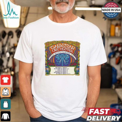 Dark Star Orchestra Winter Tour 2025 Dates Event March T shirt