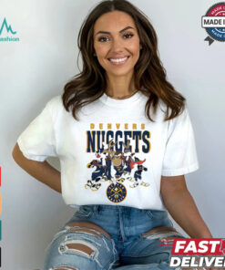 Denver Nuggets Looney Tunes NBA Basketball cartoon shirt