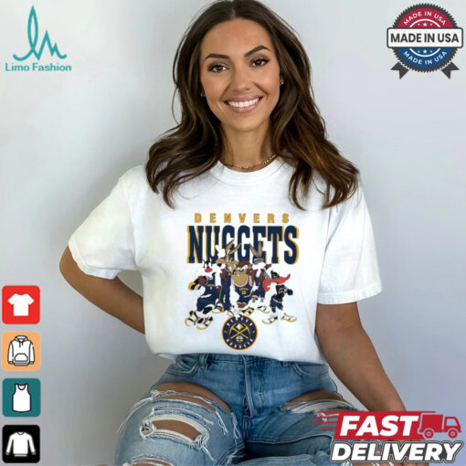 Denver Nuggets Looney Tunes NBA Basketball cartoon shirt
