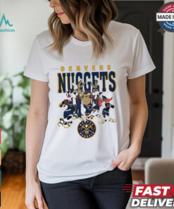 Denver Nuggets Looney Tunes NBA Basketball cartoon shirt